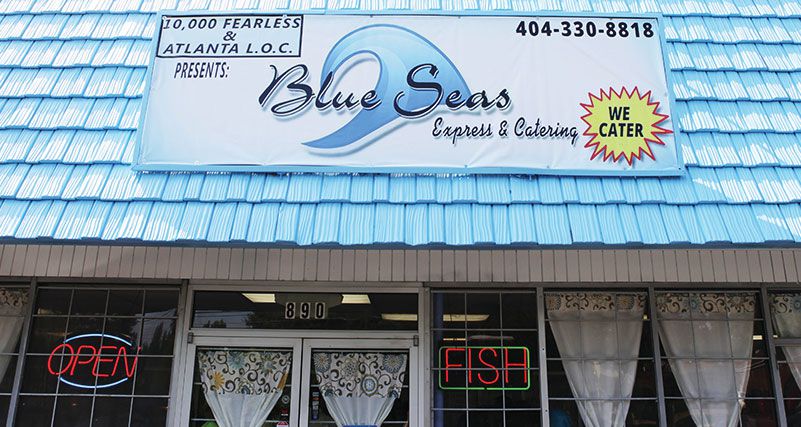 Blue Seas Express & Catering is located in Atlanta.