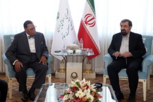 Minister Farrahan in Iran